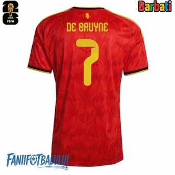 Belgia Kevin De Bruyne #7 Tricou Fotbal Replică Mondial 2026 Barbati Acasa